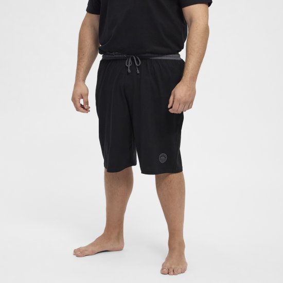 North Latitude Pyjama Shorts Black - Pyjama/Loungewear - Miesten Pyjamat Isot Koot
