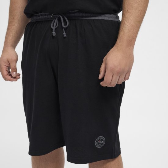 North Latitude Pyjama Shorts Black - Pyjama/Loungewear - Miesten Pyjamat Isot Koot