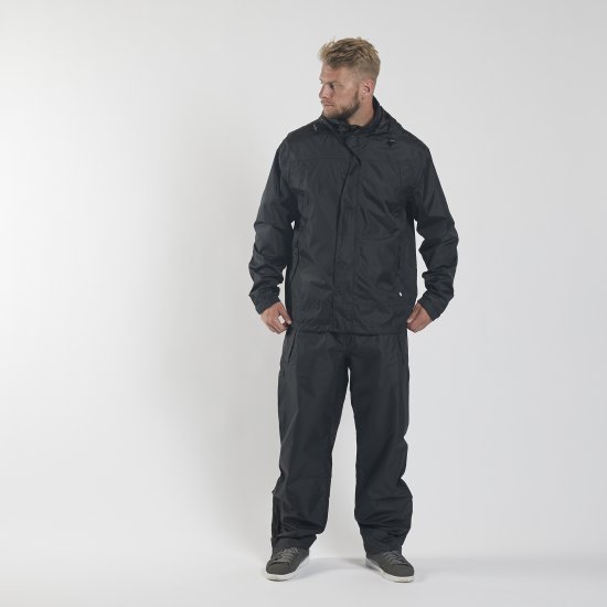 North Latitude Rain Jacket Black TALL - Urheiluvaatteet & ulkoilu - Miesten urheiluvaatteet isot koot