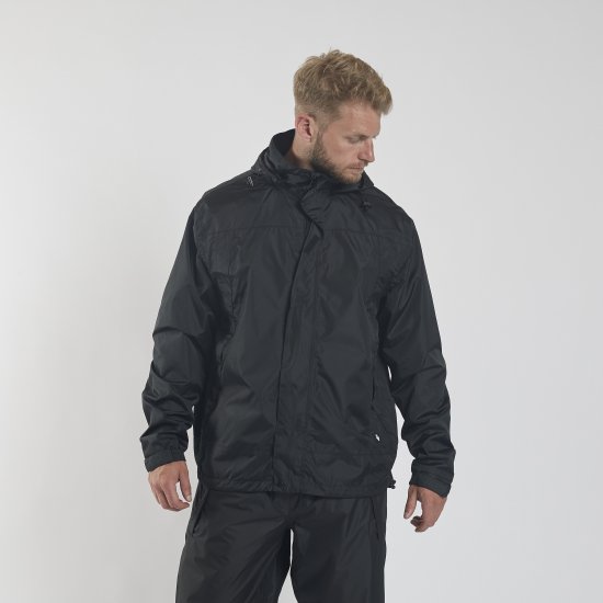 North Latitude Rain Jacket Black TALL - Urheiluvaatteet & ulkoilu - Miesten urheiluvaatteet isot koot