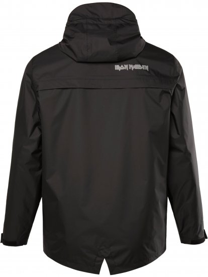 JP1880 Iron Maiden Rain Jacket Black - Urheiluvaatteet & ulkoilu - Miesten urheiluvaatteet isot koot