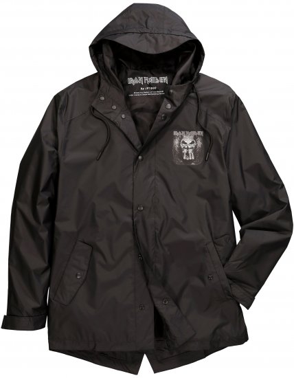 JP1880 Iron Maiden Rain Jacket Black - Urheiluvaatteet & ulkoilu - Miesten urheiluvaatteet isot koot