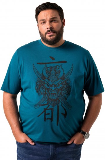 Men Plus T-Shirt Short Sleeve Lagoon Green - T-paidat - Isot T-paidat 2XL – 14XL