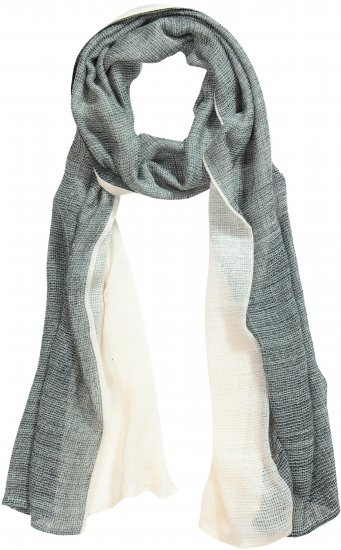Ulla Popken Two Tone Scarf Grey - Asusteet - 