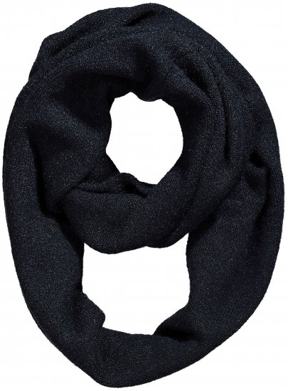 Ulla Popken Knit Infinity Scarf Navy - Asusteet - 