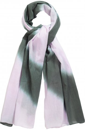 Ulla Popken Batik Striped Scarf Lavender - Asusteet - 