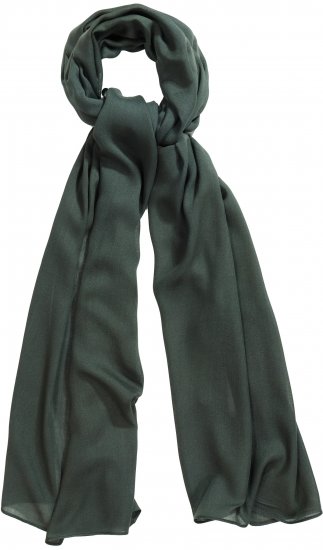Ulla Popken Lightweight Scarf Olive Grey - Asusteet - 