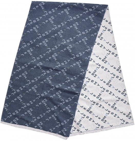 Ulla Popken Smyle Reversible Scarf Navy - Asusteet - 