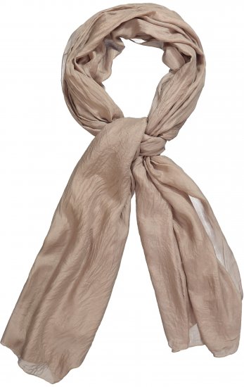 Ulla Popken Silk Scarf Camel - Naisten asusteet isot koot - 