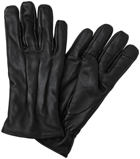 Jack & Jones Montana Leather Gloves Black - Asusteet - 