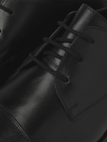 Jack & Jones Raymond Leather Shoes Anthracite - Miesten Kengät 40-52 - 