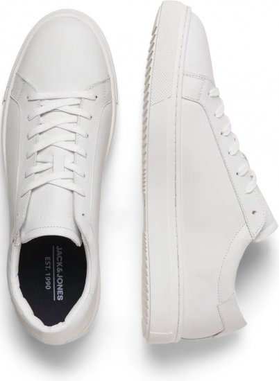 Jack & Jones Radcliffe Leather Sneakers White - Miesten Kengät 40-52 - 
