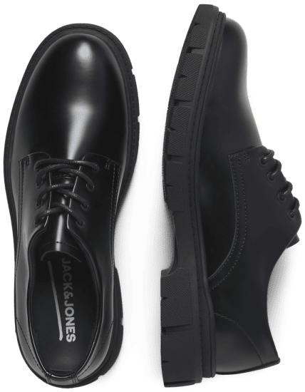 Jack & Jones Baker Lace Shoes Anthracite - Miesten Kengät 40-52 - Miesten kengät koossa 40-52