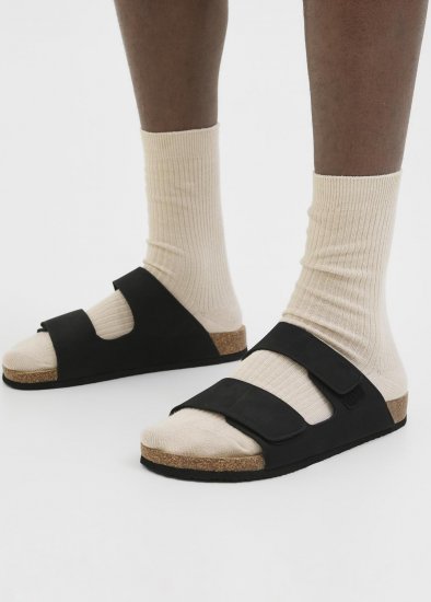 Jack & Jones Central Strap Sandals Anthracite - Miesten Kengät 40-52 - 