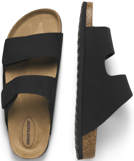 Jack & Jones Central Strap Sandals Anthracite - Miesten Kengät 40-52 - 