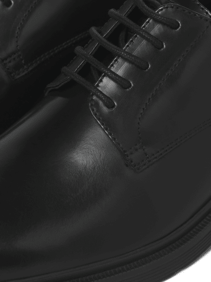 Jack & Jones Dax Leather Lace Shoes Anthracite - Miesten Kengät 40-52 - 