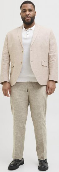 Jack & Jones Riviera Dress pants Beige - Farkut ja housut - Miesten isot farkut ja isot housut W40-W70