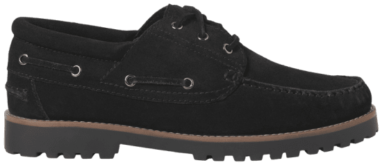 Jack & Jones Brooklyn Suede Boat Shoes Black - Miesten Kengät 40-52 - 