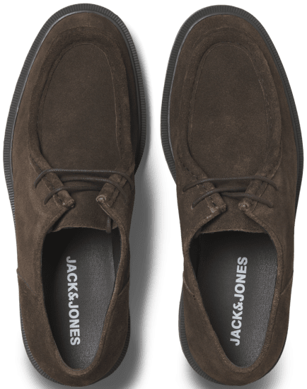 Jack & Jones Austin Suede Moc Brown Stone - Miesten Kengät 40-52 - 