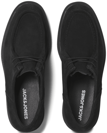 Jack & Jones Austin Suede Moc Black - Miesten Kengät 40-52 - 