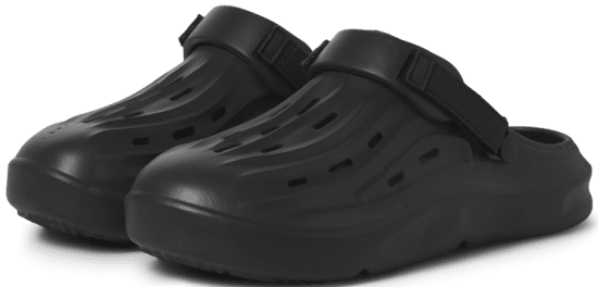Jack & Jones Vincent Moulded Mules Black - Miesten Kengät 40-52 - Miesten kengät koossa 40-52