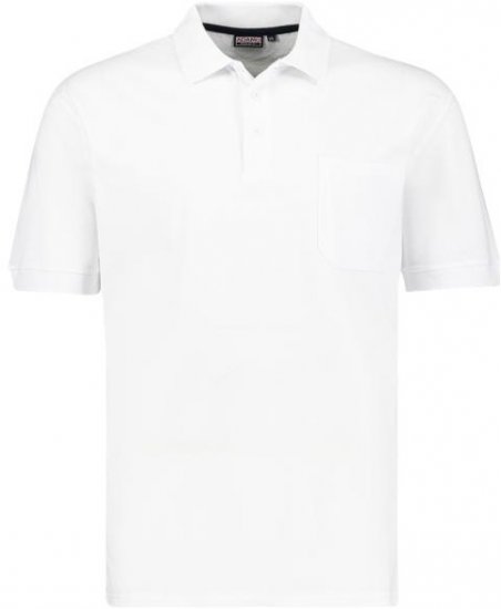 Adamo 139311 Poloshirt RF White - Pikeepaidat - Miesten isot pikeepaidat