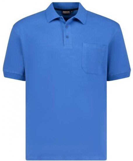 Adamo 139311 Poloshirt RF Azure Blue - Pikeepaidat - Miesten isot pikeepaidat
