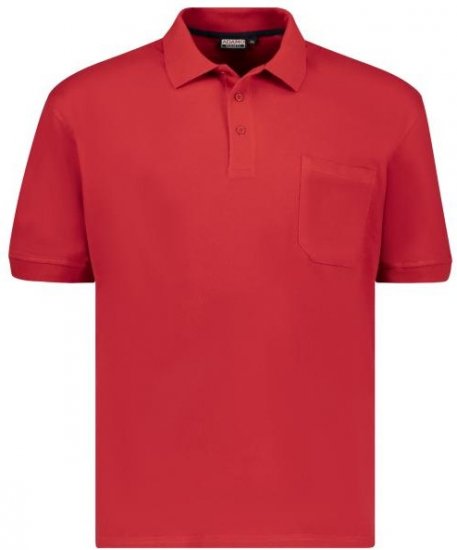 Adamo 139311 Poloshirt RF Red - Pikeepaidat - Miesten isot pikeepaidat