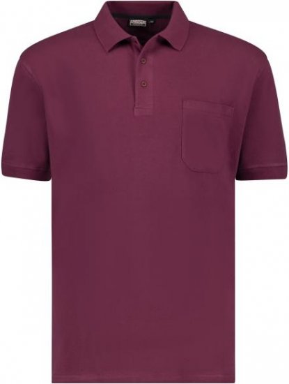 Adamo 139311 Poloshirt RF Blackberry Red - Pikeepaidat - Miesten isot pikeepaidat