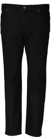 Adamo 5-Pocket Regular Rise Jeans Black - Farkut ja housut - Miesten isot farkut ja isot housut W40-W70