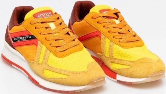 Scotch & Soda S498 Sneakers Orange - Miesten Kengät 40-52 - 