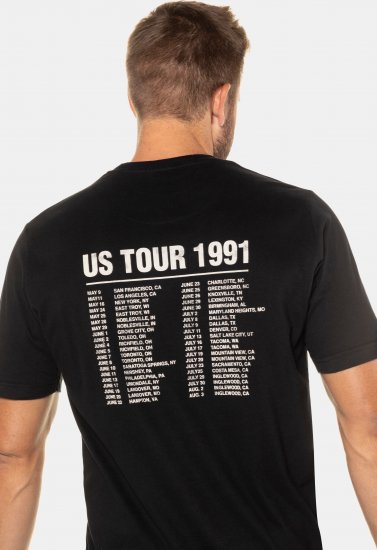 JP1880 Guns N’ Roses Skull Comfort Fit Band T-Shirt Black - T-paidat - Isot T-paidat 2XL – 14XL