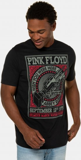 JP1880 Pink Floyd Retro Graphic Comfort Fit Band T-Shirt Black - T-paidat - Isot T-paidat 2XL – 14XL
