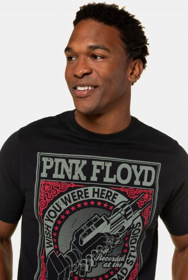 JP1880 Pink Floyd Retro Graphic Comfort Fit Band T-Shirt Black - T-paidat - Isot T-paidat 2XL – 14XL
