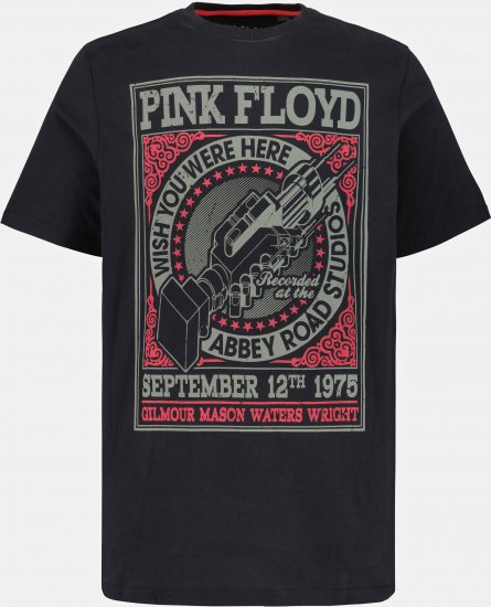 JP1880 Pink Floyd Retro Graphic Comfort Fit Band T-Shirt Black - T-paidat - Isot T-paidat 2XL – 14XL