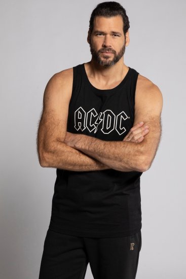 JP1880 AC/DC Graphic Comfort Fit Band Tank Top Black - T-paidat - Isot T-paidat 2XL – 14XL
