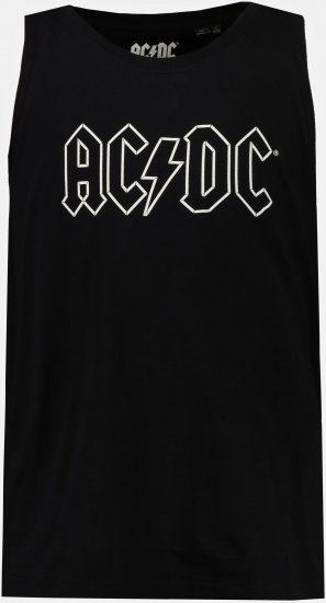 JP1880 AC/DC Graphic Comfort Fit Band Tank Top Black - T-paidat - Isot T-paidat 2XL – 14XL