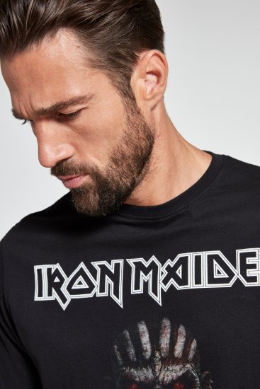 JP1880 Iron Maiden Graphic Band T-Shirt Black - T-paidat - Isot T-paidat 2XL – 14XL