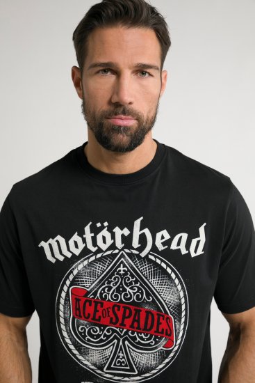 JP1880 Motörhead ACE Graphic Comfort Fit Band T-Shirt Black - T-paidat - Isot T-paidat 2XL – 14XL