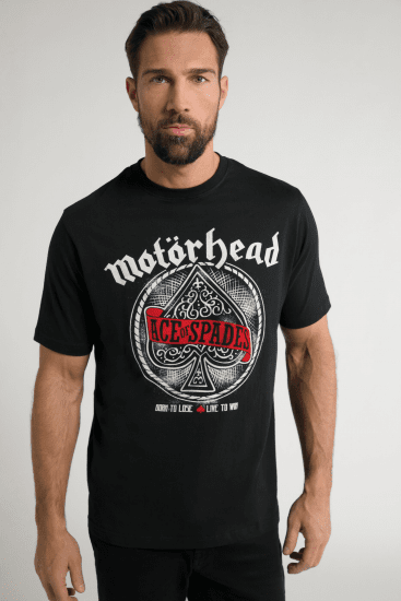JP1880 Motörhead ACE Graphic Comfort Fit Band T-Shirt Black - T-paidat - Isot T-paidat 2XL – 14XL