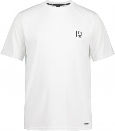 JP1880 QuickDry CoreFit Tennis T-Shirt White - Urheiluvaatteet & ulkoilu - Miesten urheiluvaatteet isot koot