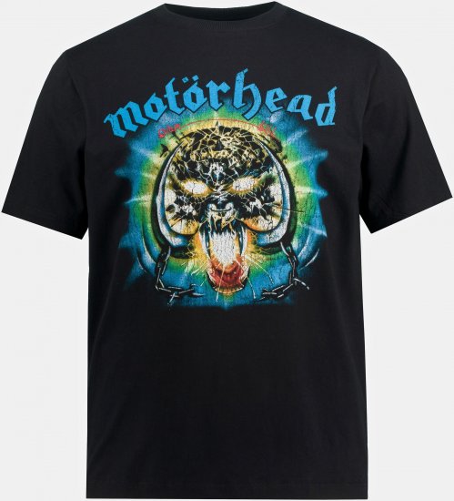 JP1880 Motörhead OVERKILL Theme Graphic Comfort Fit Band T-Shirt Black - T-paidat - Isot T-paidat 2XL – 14XL