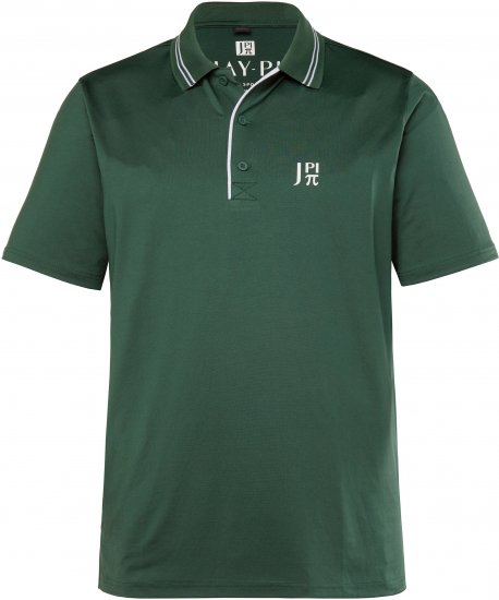JP1880 QuickDry ProLine Tennis Polo Shirt Dark Green - Urheiluvaatteet & ulkoilu - Miesten urheiluvaatteet isot koot