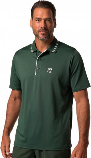 JP1880 QuickDry ProLine Tennis Polo Shirt Dark Green - Urheiluvaatteet & ulkoilu - Miesten urheiluvaatteet isot koot