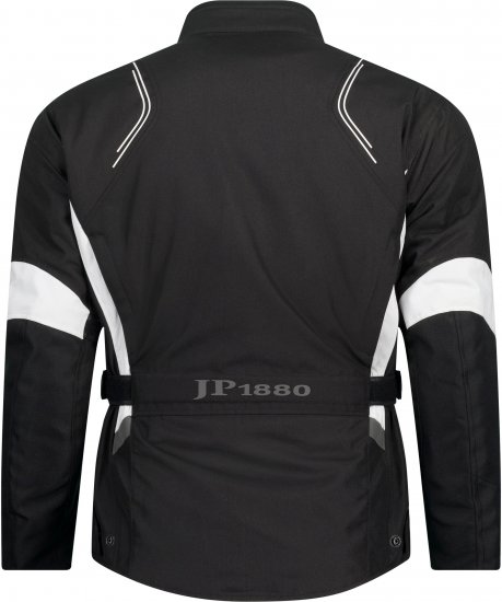 JP1880 Sporty Touring Motorcycle Jacket Black - Moottoripyörävaatteet pluskoossa - Pluskoon moottoripyörävaatteet miehille