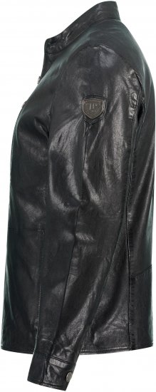 JP1880 Biker Style Leather Jacket Black - Takit - Miesten Takit, isot koot – 2XL – 12XL