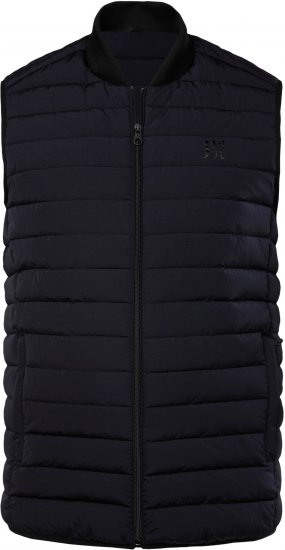 JP1880 Guilted College Collar Golf Vest Dark Navy - Urheiluvaatteet & ulkoilu - Miesten urheiluvaatteet isot koot