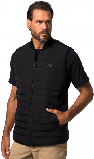 JP1880 Guilted College Collar Golf Vest Dark Navy - Urheiluvaatteet & ulkoilu - Miesten urheiluvaatteet isot koot