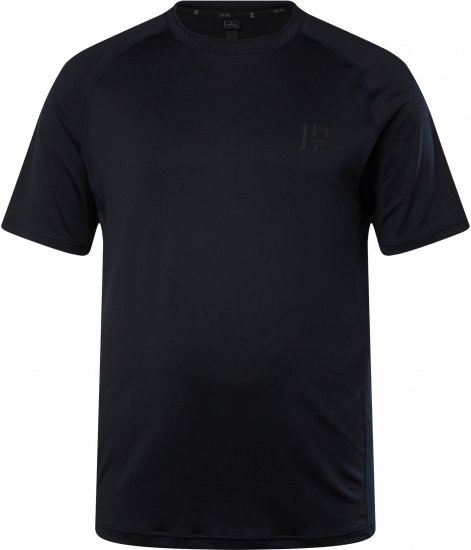 JP1880 QuickDry Side Prints Tennis T-Shirt Dark Navy - Urheiluvaatteet & ulkoilu - Miesten urheiluvaatteet isot koot