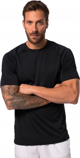 JP1880 QuickDry Side Prints Tennis T-Shirt Dark Navy - Urheiluvaatteet & ulkoilu - Miesten urheiluvaatteet isot koot